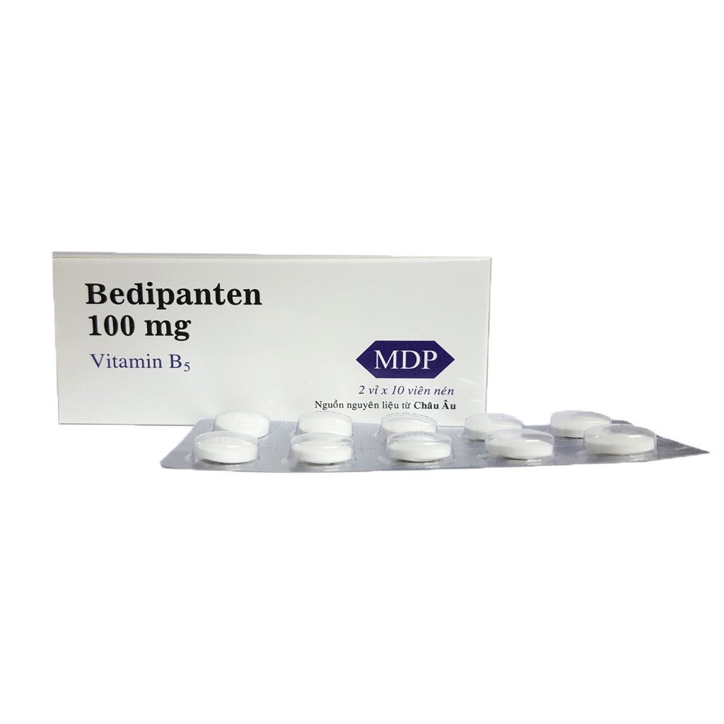 Viên uống, Viên ủ tóc BEDIPANTEN 100mg - Bổ sung vitamin B5, hỗ trợ giảm rụng tóc, giảm nhờn
