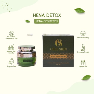 Combo trọn bộ sell skin xanh và trắng HENA COSMETICS