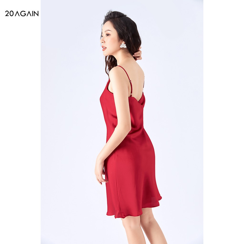 [Mã WABR20AG15 giảm 10% đơn 99K] Váy ngủ 2 dây dáng suông 20AGAIN thiết kế sexy chất liệu lụa mềm mại NDA2061 | BigBuy360 - bigbuy360.vn