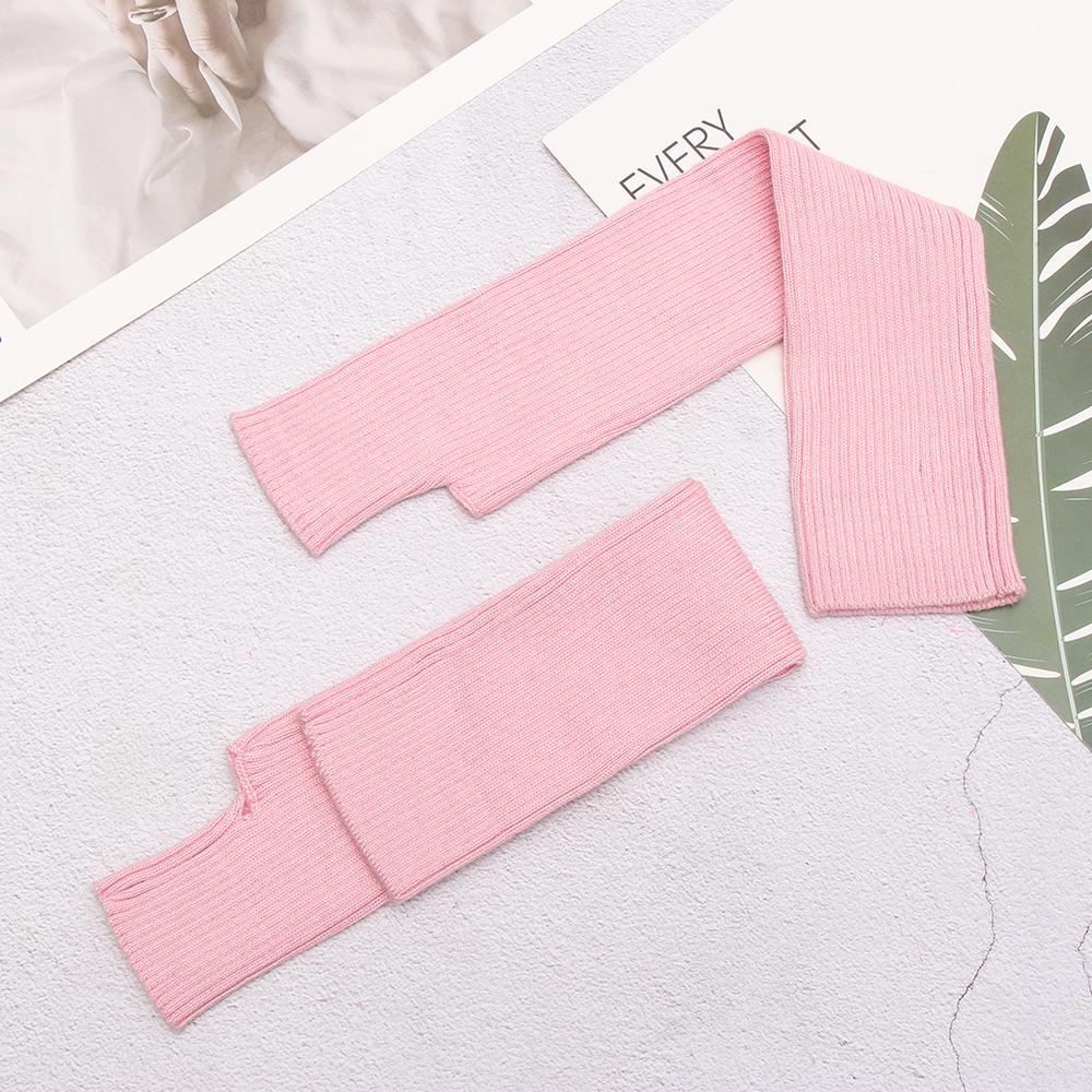 Ống Tay Áo Giả Cashmere Dệt Kim Giữ Ấm Mùa Đông