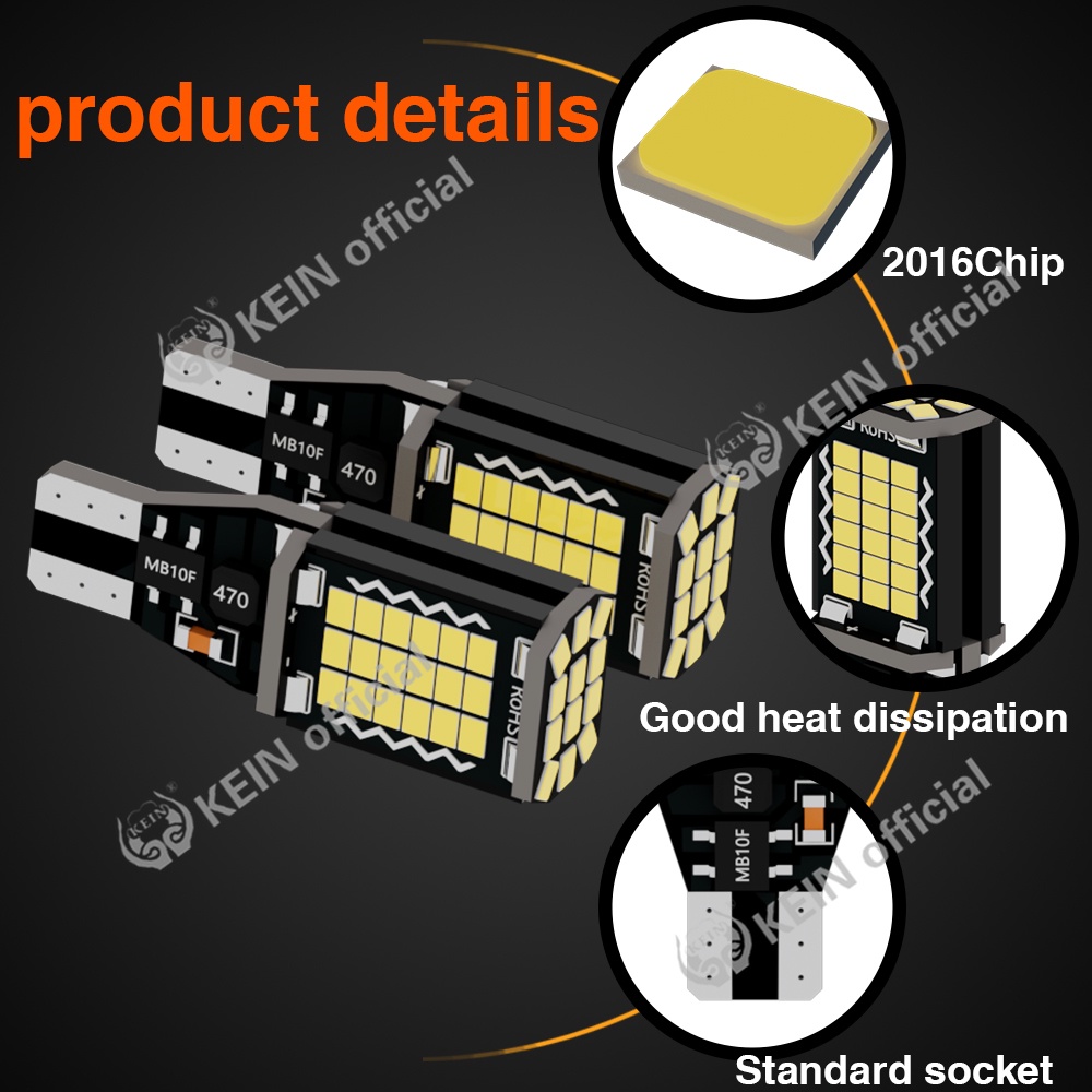 Đèn Led Đuôi Xe Hơi 48SMD T15 W16W 2016