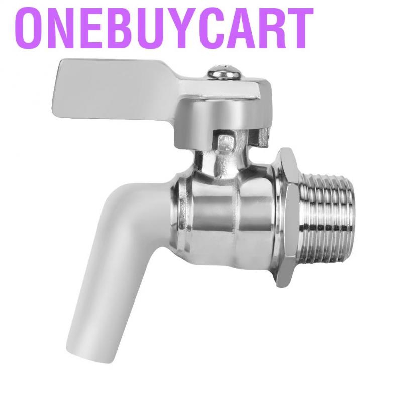 Onebuycart Adjustable Alinory Stainless Steel Beer Faucet Tap for Homebrew Wine Drink Dispenser