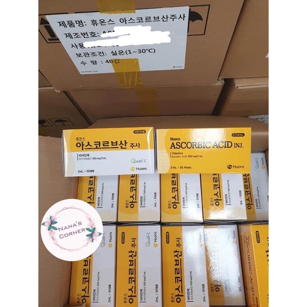 Tinh Chất Tế Bào Gốc Trắng Da Vitamin C Huons Ascorbic Acid