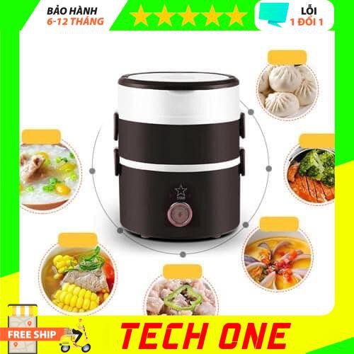 [Hàng chính hãng] Hộp Cơm Cắm Điện 3 Tầng Inox 304 Star Cao Cấp - techone | BigBuy360 - bigbuy360.vn