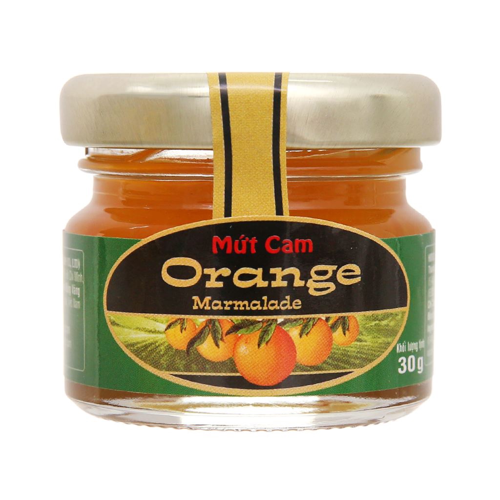 Mứt Cam Orange Presevers GOLDEN FARM 30G - ăn kèm kem, sinh tố, bánh mì, sandwich, trà nóng