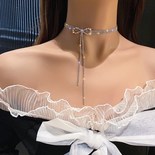 Vòng Cổ Choker Đính Nơ Thời Trang Nữ Tính