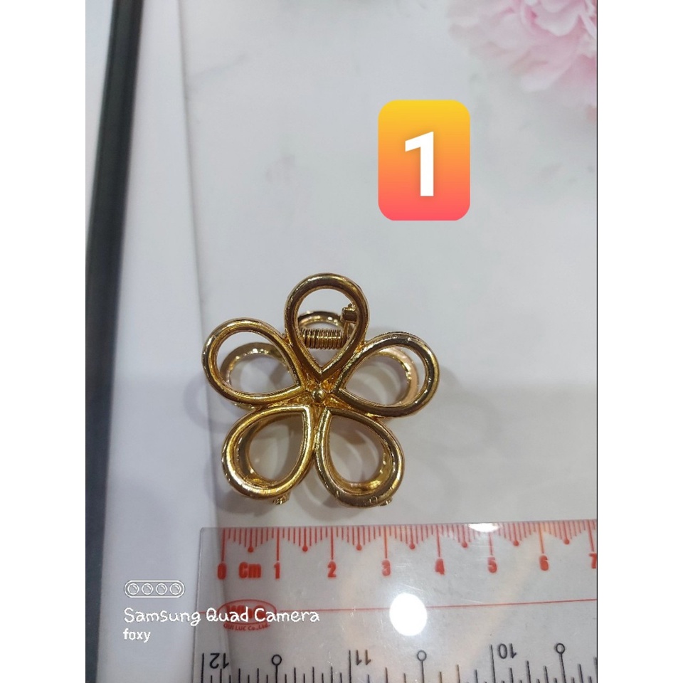 Kẹp tóc càng cua kim loại nhỏ xinh đơn giản