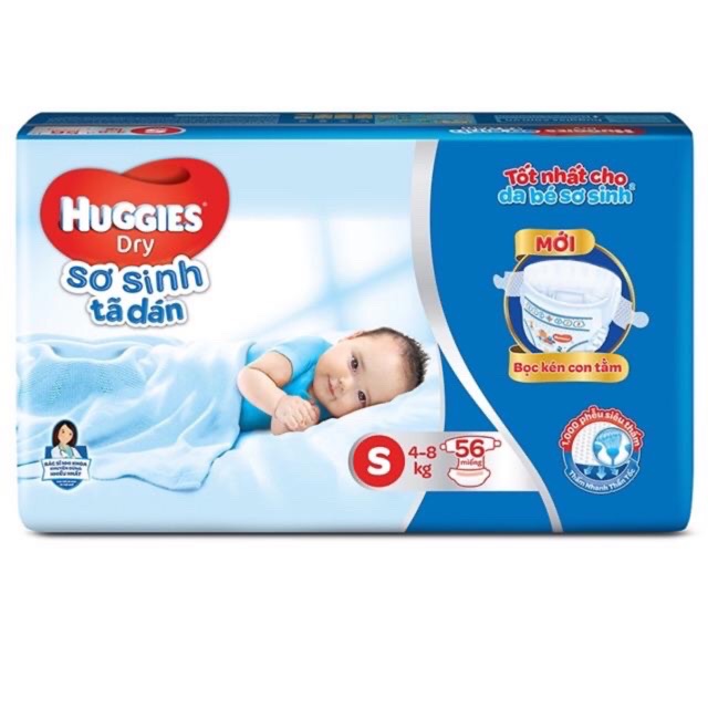 TÃ DÁN SƠ SINH HUGGIES NEWBORN (58+2)/S56