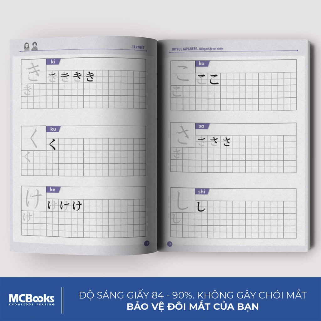 Sách - Joyful Japanese - Tiếng Nhật Vui Nhộn Phần Tập Viết - Dành Cho Người Mới Bắt Đầu