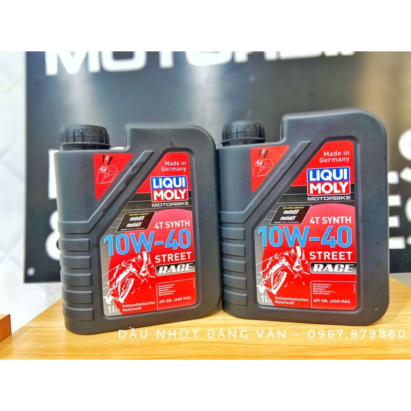 Dầu Nhớt Liqui Moly Street Race 10W40 hàng nhập Đức chính hãng