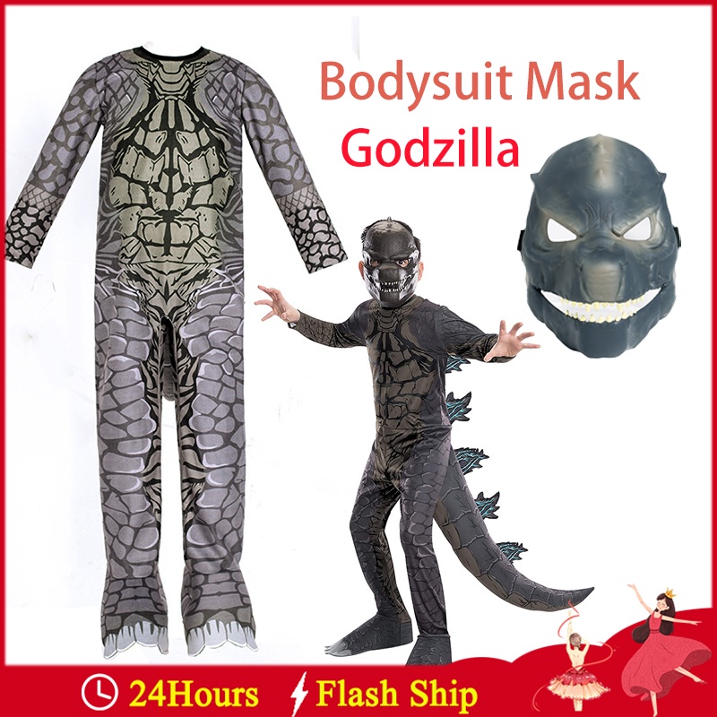 Trang Phục Hóa Trang Halloween Nhân Vật Godzilla Cho Bé