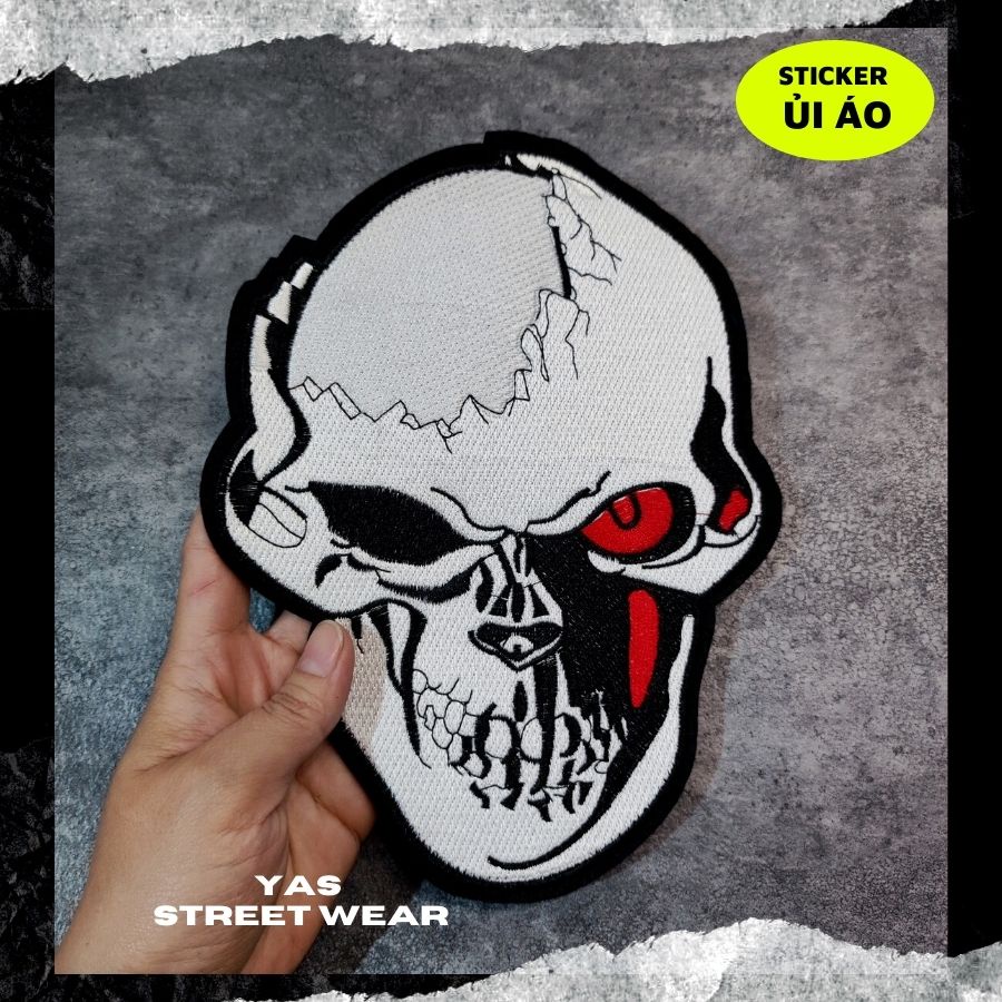 Sticker ủi áo cao cấp - có sẵn keo ủi,PATH STICKER THÊU XÙ KÍCH THƯỚC LỚN làm miếng vá Quần Áo, trang trí áo varsity