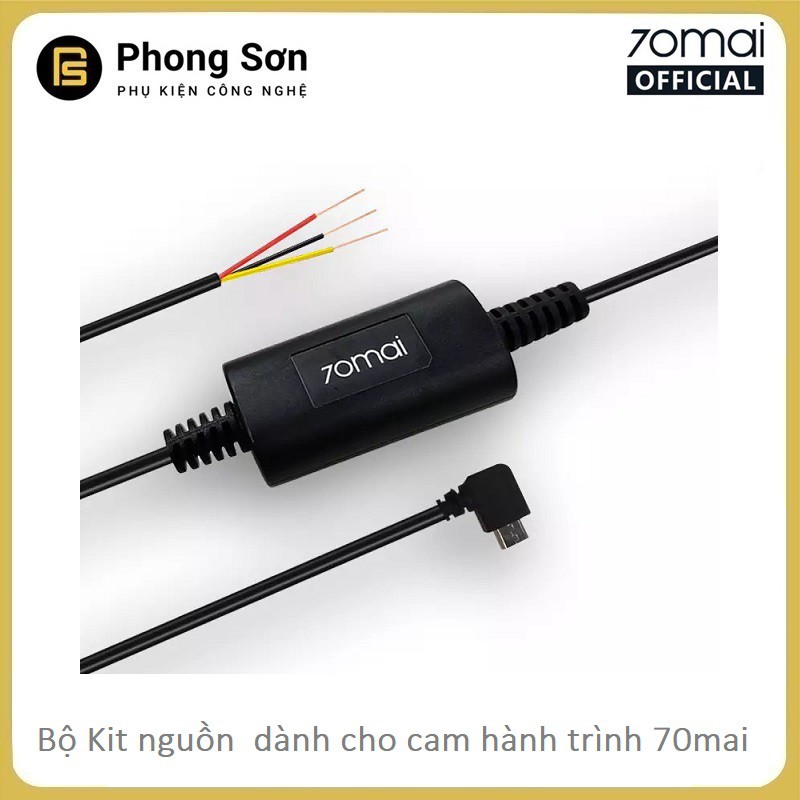 Dây nguồn Hardware Kit 70mai , đấu trực tiếp điện cho Camera hành trình 70mai Dash Cam A800 -Bảo Hành 06 Tháng | BigBuy360 - bigbuy360.vn