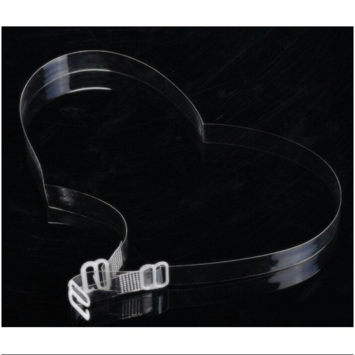 Set 2 Dây Áo Con Trong Suốt Quai Dẹt - Quai Tròn  Siêu Dai Siêu Đẹp Phụ Kiện Cho Chị Em