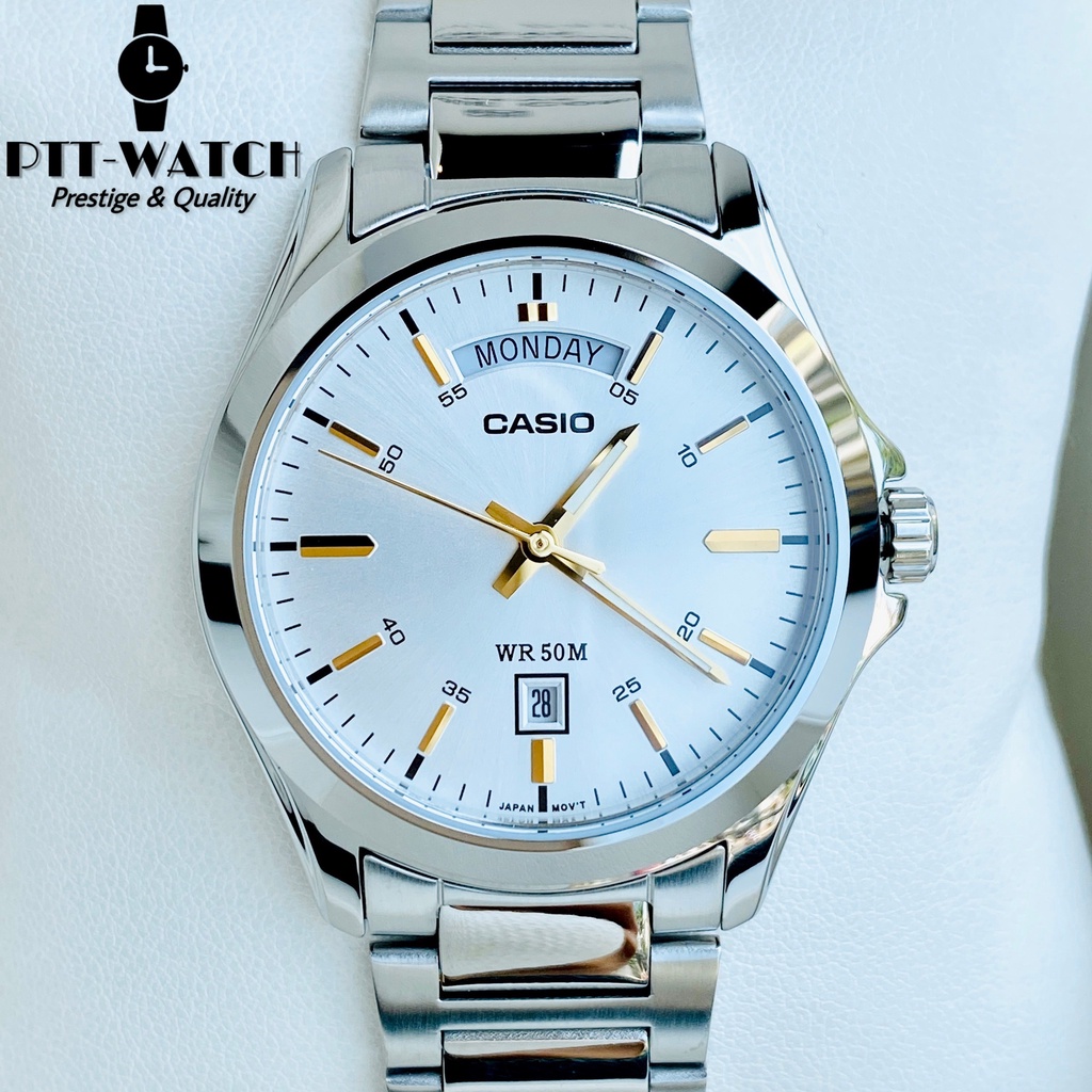Đồng hồ nam Casio MTP-1370D - Máy quartz (Pin) - Lịch ngày, thứ đầy đủ - Case 39mm
