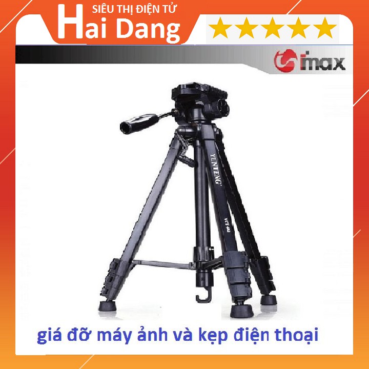 Gậy Tripod 3110A - Chân Đỡ Máy Ảnh Du Lịch - Có Kẹp Điện Thoại