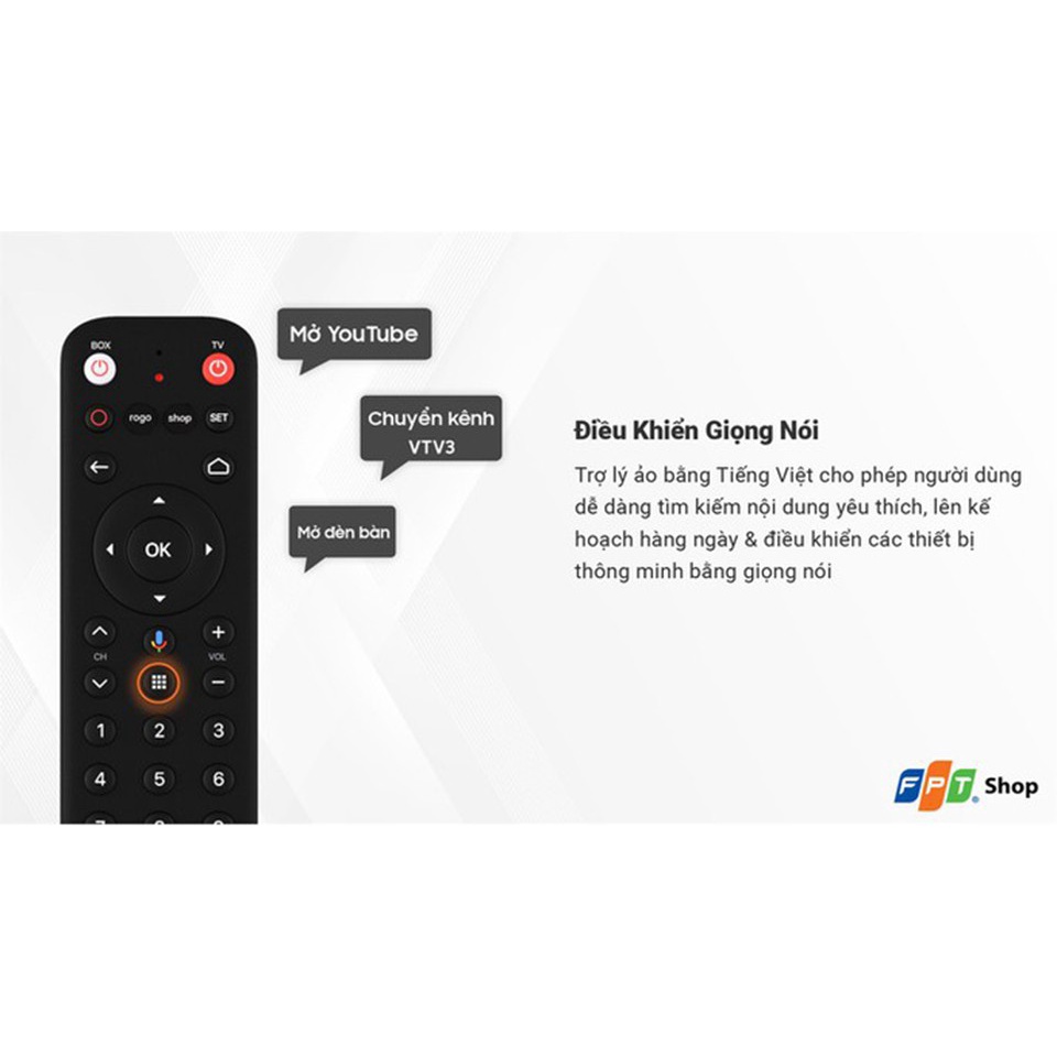 FPT PLay Box 2021 Model T550 Tivi Box Điều Khiển Giọng Nói Chạy Android Tv10 Ram 2G Rom 16G