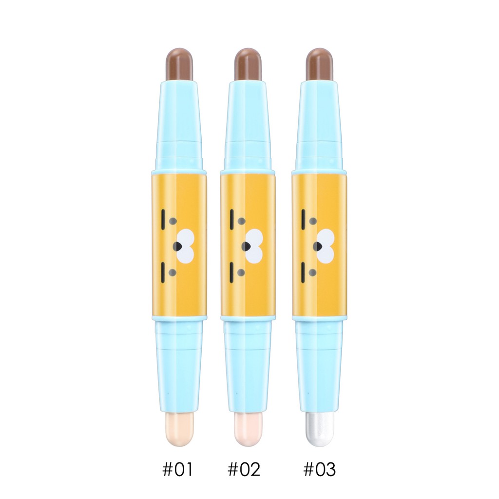 Thỏi Kem Bắt Sáng Và Tạo Khối HENGFANG 2 Trong 1 Tiện Lợi Và Dễ Thương 29g H8469