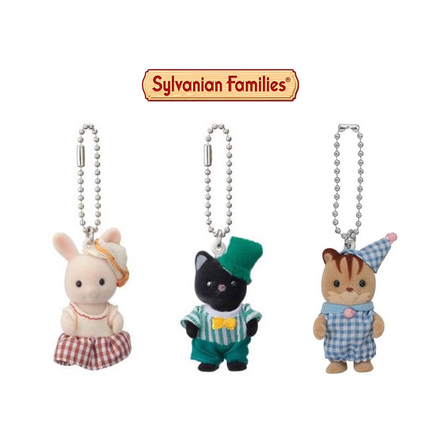 Hàng Lưu Niệm Sylvanian Families Bộ Sưu Tập Móc Khóa Các Nhân Vật Siêu Dễ Thương Keychain