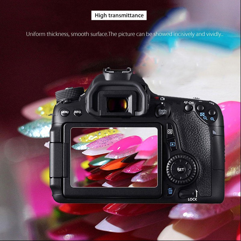 Phim Dán Bảo Vệ Màn Hình lcd hd Kèm Vải Cho Máy Ảnh canon eos 70d 80d