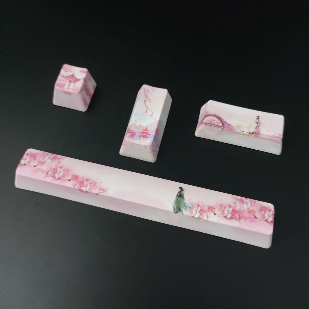 Bộ Nút Phím Keycap In Hình Animal Chất Liệu PBT Họa Tiết In Công Nghệ Dye-Sub Dùng Cho Phím Cơ