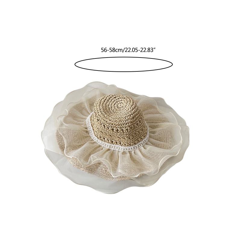 Nón Tai Bèo Đan Rơm Dễ Thương Thời Trang Xuân Hè Cho Nữ