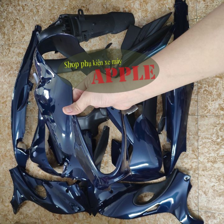 Bộ dàn áo - vỏ nhựa Loại Phanh Đĩa xe JUPITER R ĐỜI 2001 - 2003 màu XANH NHỚT nhựa nguyên sinh ABS siêu bền đẹp