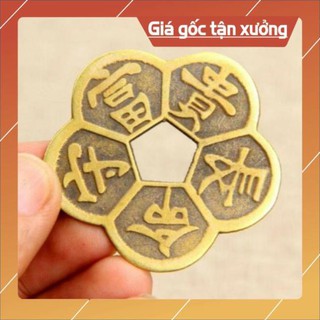 Hoa mai kim tiền bằng đồng, đồng tiền hoa mai phong thủy