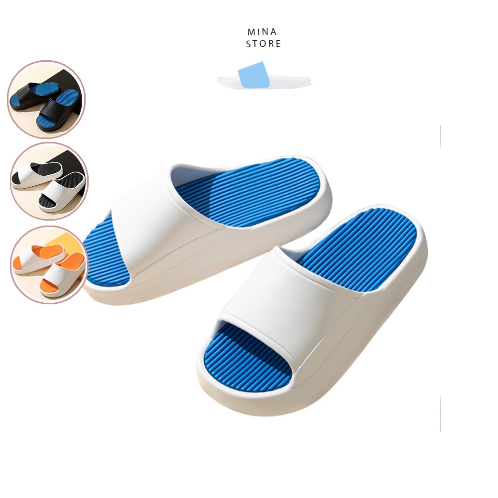Dép bành mì CHAO đế 4cm, dép xốp quai ngang hàng Quảng Châu
