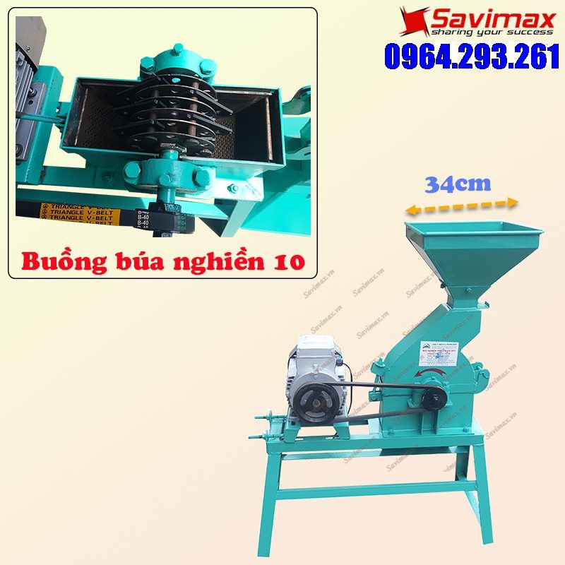 Máy nghiền ngô Savi MN-10 gia đình buồng thẳng