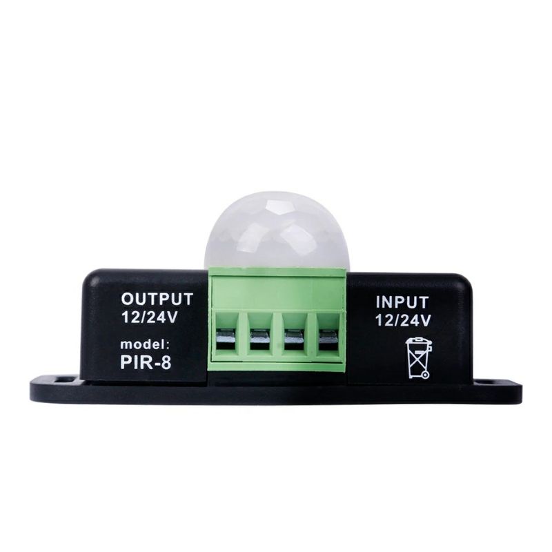 Công tắc cảm biến chuyển động IR 12V - 24V 8A cho đèn LED, quạt thông gió