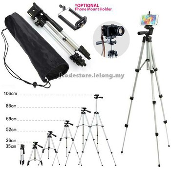 SET 5 Cây Chân giá đỡ chụp ảnh Tripod TF-3110 + Miếng kẹp điện thoại