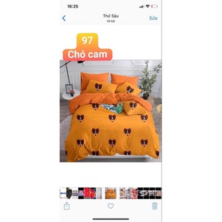 Bộ grap giường 5 món [ ẢNH THật ] mẫu Tim  m6.2m