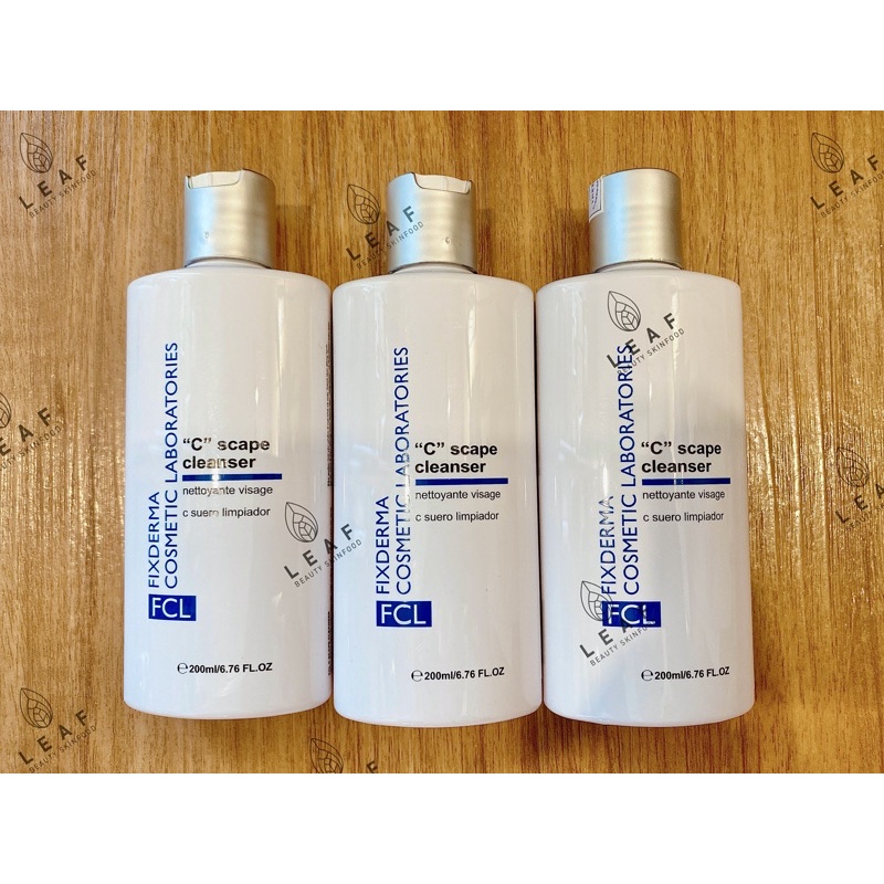 Sữa rửa mặt chống oxy hoá Fixderma FCL C Scape Cleanser 200ml