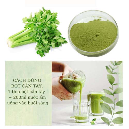 Bột cần tây nguyên chất giảm cân hiệu quả detox thanh lọc cơ thể