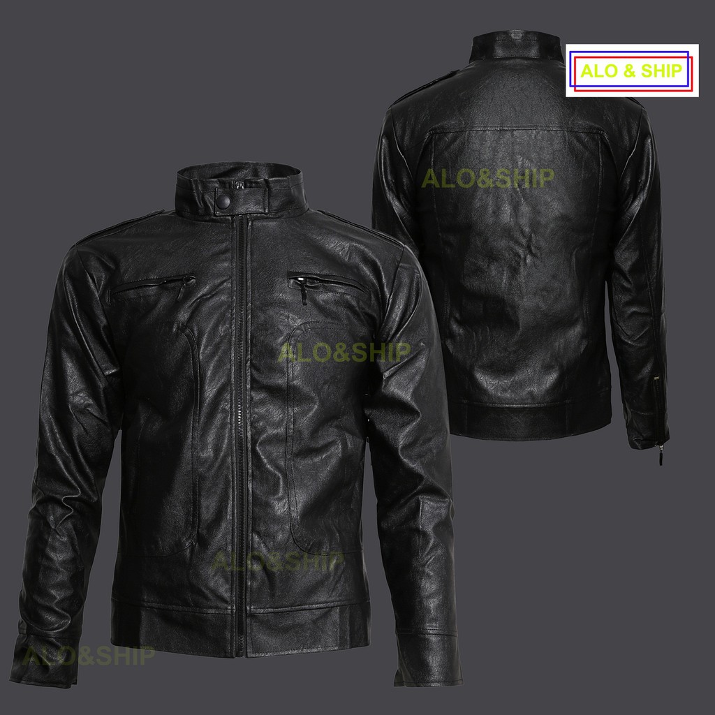 Áo Khoác Da Nam Lót Lông Thời Trang Cao Cấp Pious AD026k + Tặng Kèm 1 Kính Mát | BigBuy360 - bigbuy360.vn