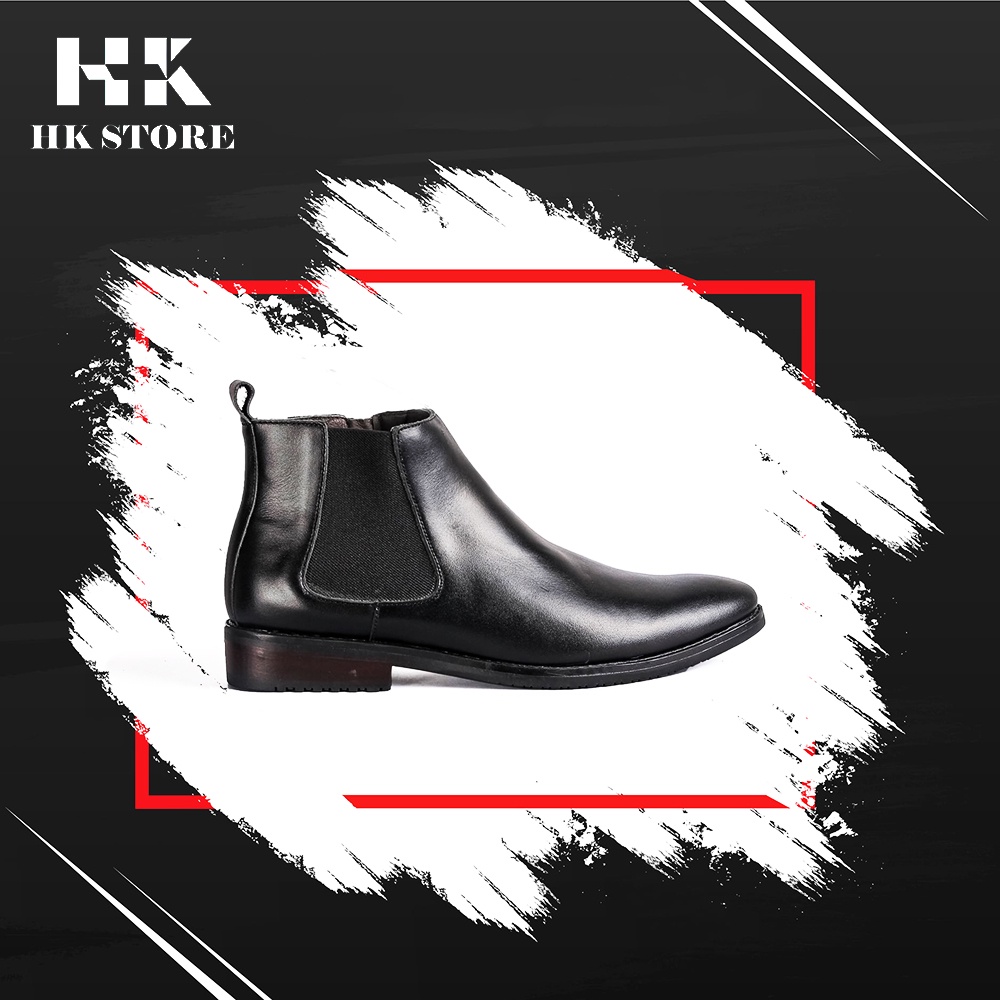 Giày CHELSEA BOOTS chính hãng 👑 HK.STORE 👑 Hàng cao cấp da bò thật 100% hot trend 2021 da mềm lót êm đi cực thoải mái. | BigBuy360 - bigbuy360.vn