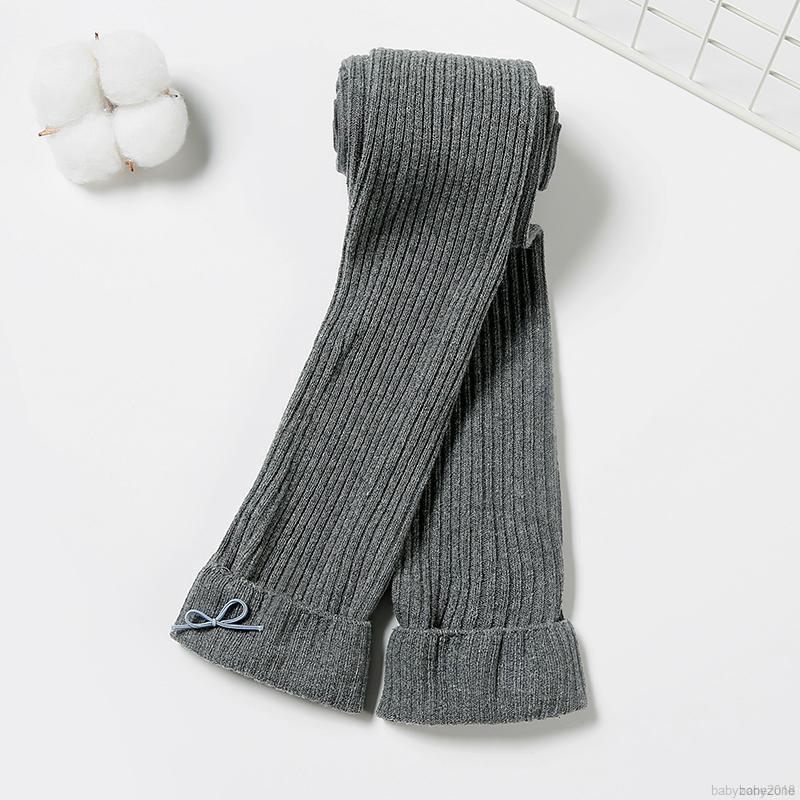 Quần legging cotton thắt nơ xinh xắn cho bé gái