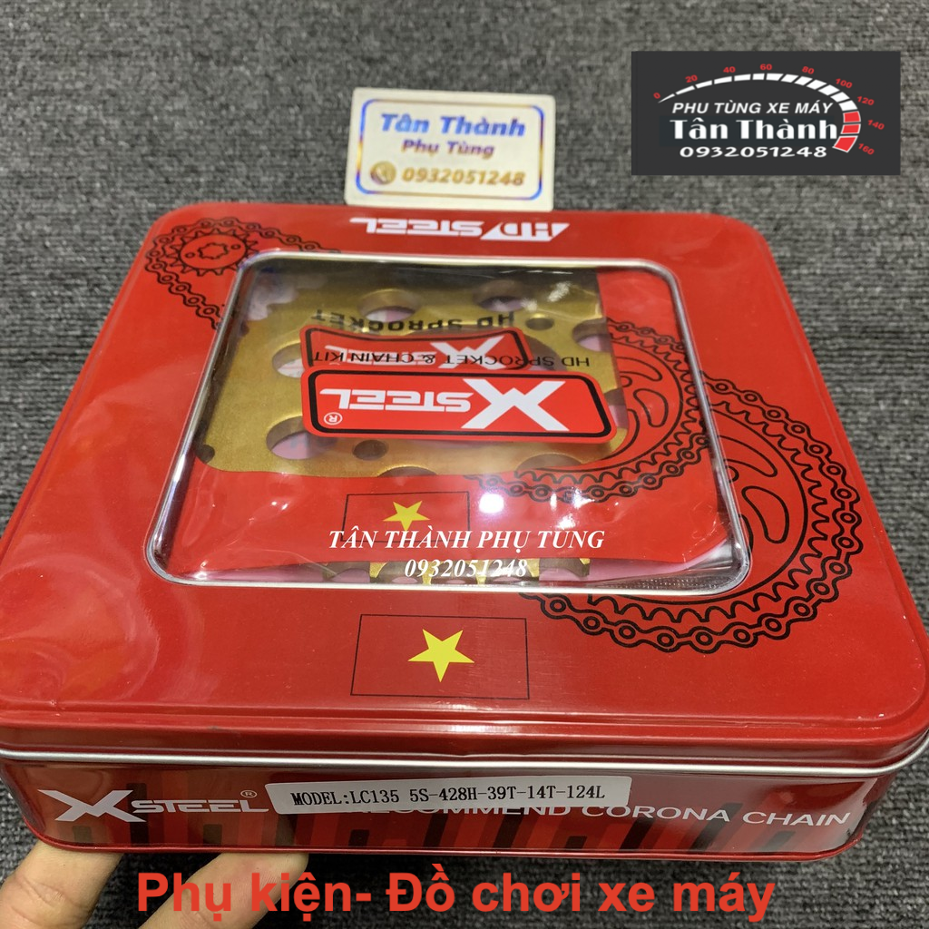 Nhông sên đĩa X1R Exciter 135 ( 2010, 2011-2014) 14-39