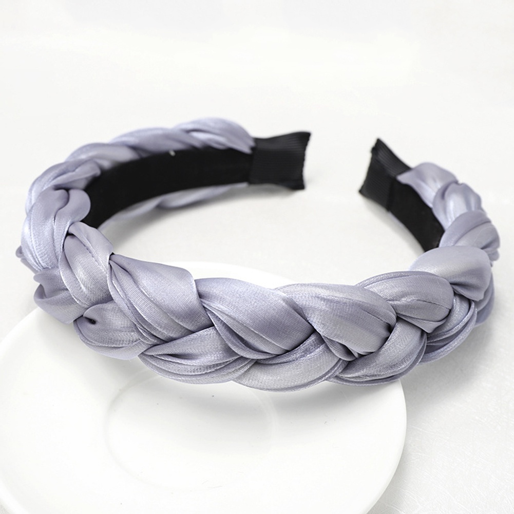 Cài tóc họa tiết tết bím màu trơn sành điệu