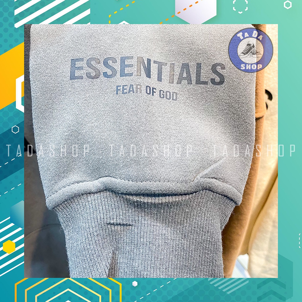 Áo HOODIE oversize Nam Nữ  ESSENTIAL ảnh thật