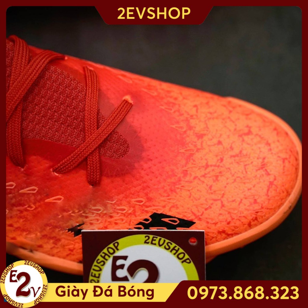 Giày đá bóng thể thao nam 𝐏𝐫𝐞𝐝𝐚𝐭𝐨𝐫 𝐅𝐫𝐞𝐚𝐤.𝟑 𝐋𝐨𝐰 Cam, giày đá banh cỏ nhân tạo cao cấp - 2EVSHOP