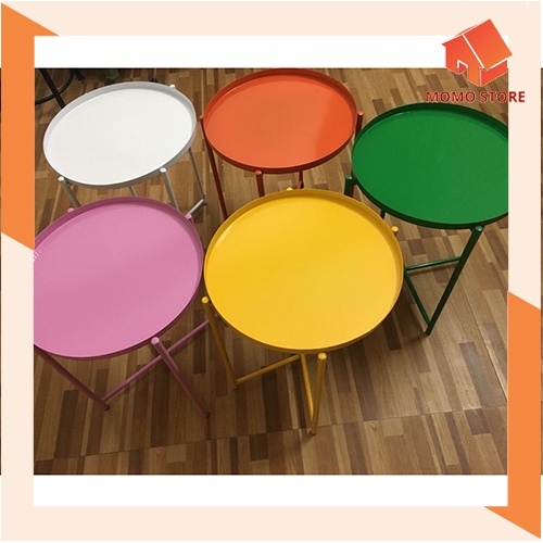 Bàn xếp cà phê trà tranh Khung Sắt Gấp Gọn cho quán Trà Chanh, Cafe,quán nước Vỉa hè- Bàn GLADOM