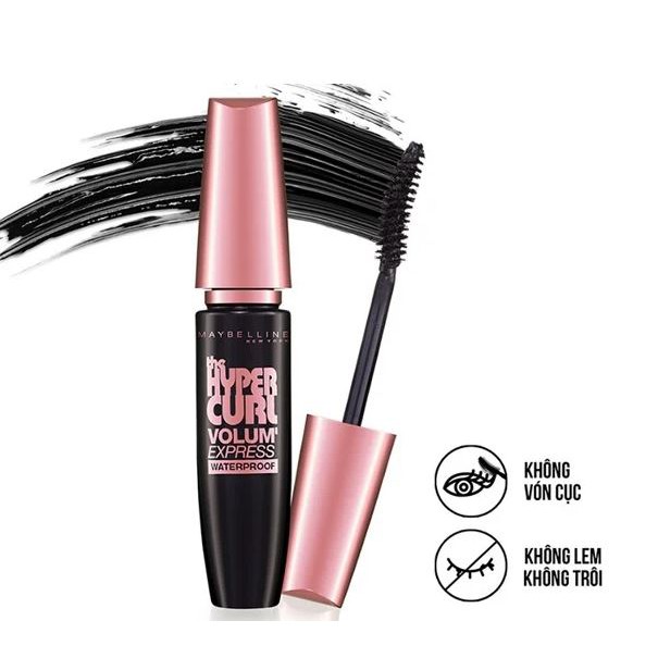 Mascara Làm Cong Mi Maybelline The Hyper Curl Waterproof