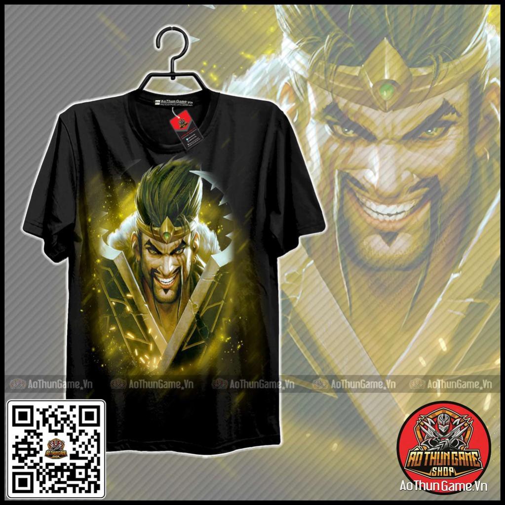 ☘️ Áo liên minh huyền thoại Draven xạ thủ cực đẹp (3D Đen) Áo đấu Game Tốc Chiến LMHT LoL ☘️ (Shop AoThunGameVn) ་ ྇