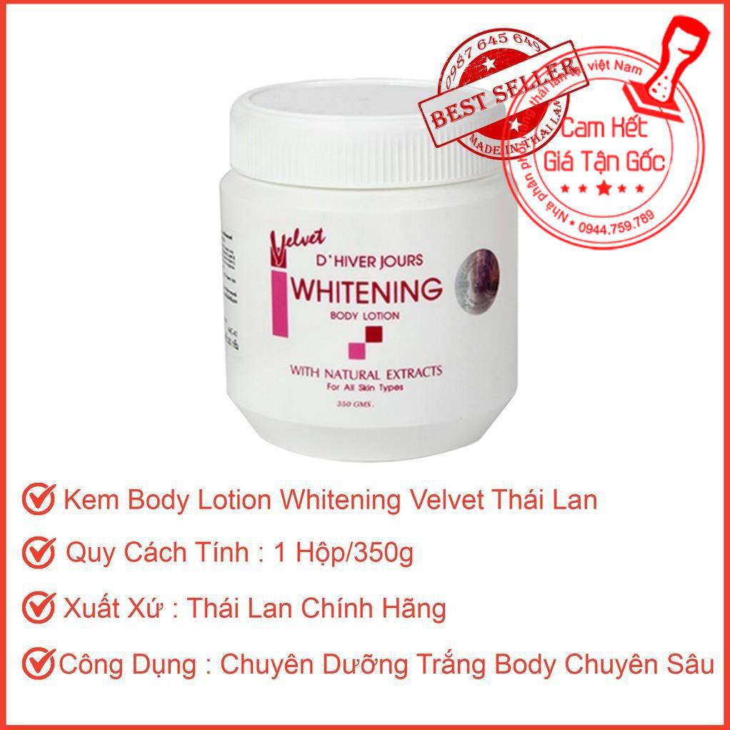 Kem Body Lotion Whitening Velvet Thái Lan