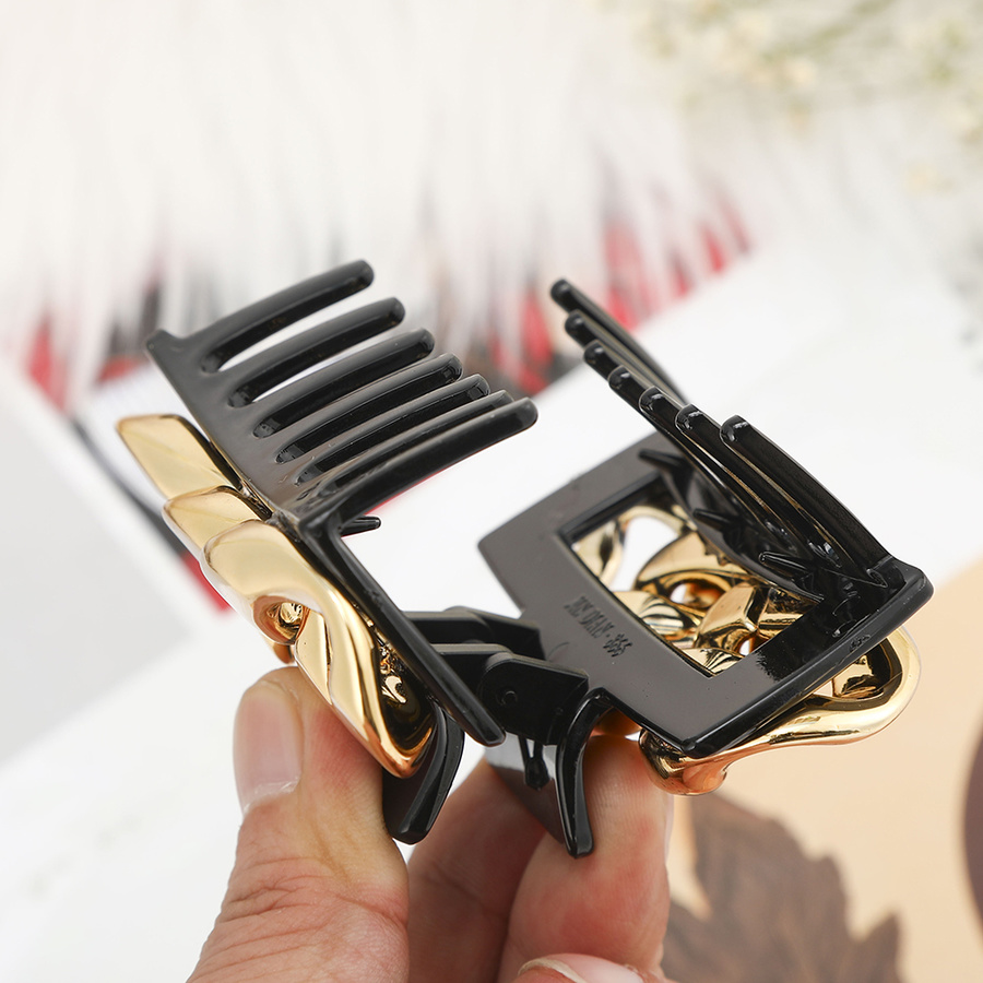 Kẹp Tóc Kim Loại Mạ Vàng Phong Cách Hàn Quốc Cho Nữ