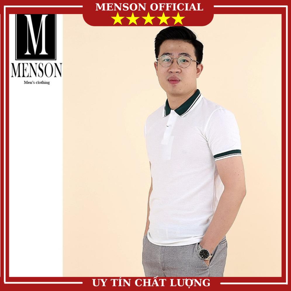 ⭐️GIẢM GIÁ 50%⭐️Áo Polo Nam Vải Cá Sấu Chất Mát - Áo Thun Nam Cổ Bẻ Ngắn Tay Menson M100