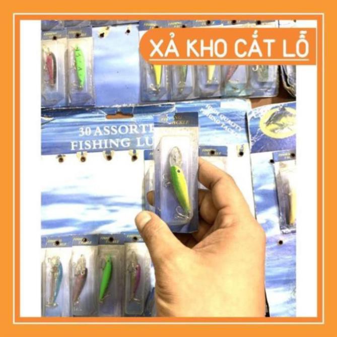 [ Xả Kho ] Mồi Câu Lure Mồi Câu Cá Câu Lure 2 Lưỡi 3 tiêu BKK Siêu Sắc Bền NO1