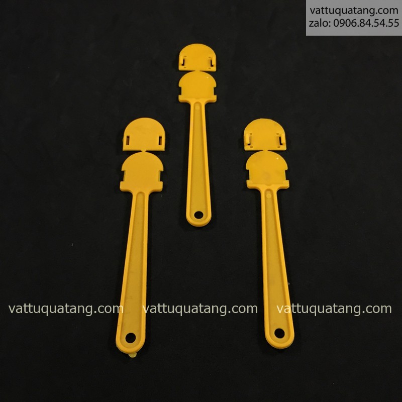 Phôi quạt cầm tay - màu vàng